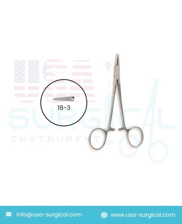 WEBSTER Needle Holder, extra delicate, smooth jaws