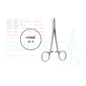 HALSEY Needle Holder, smooth jaws