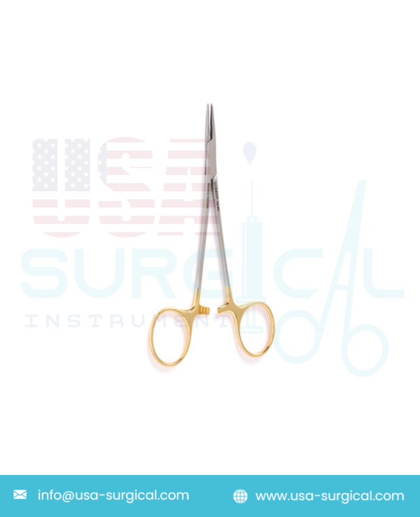 PAR Needle Holder - Tungsten Carbide, Extra Delicate, serrated jaws