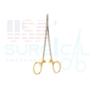 RYDER-Type Intracardiac Needle Holder - Tungsten Carbide,Fine parallel jaws with serrated jaws