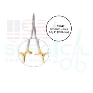 WEBSTER Auto-Release Needle Holder - Tungsten Carbide, smooth jaws