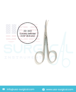 SHORTBENT Stitch Scissors, curved, delicate