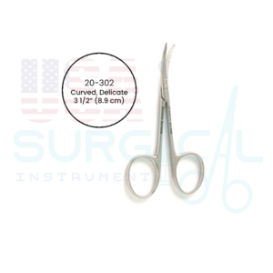 SHORTBENT Stitch Scissors, curved, delicate