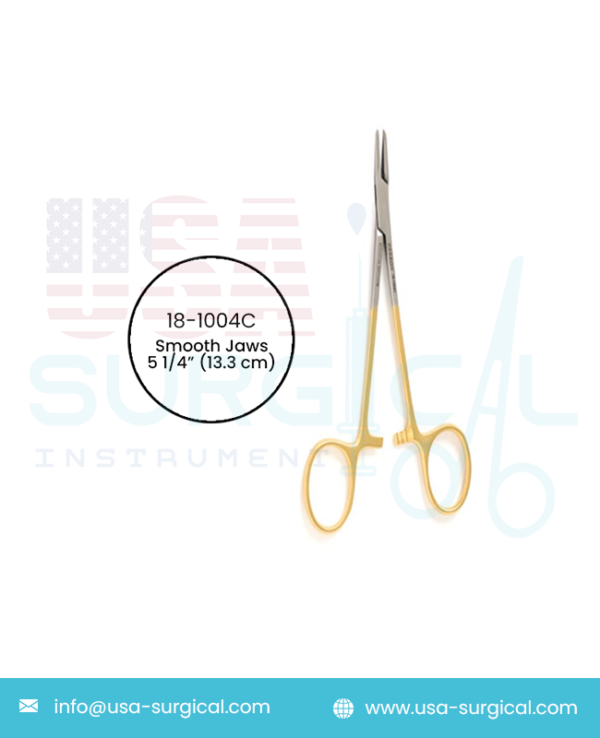 WEBSTER Needle Holder smooth jaws - Left Handed