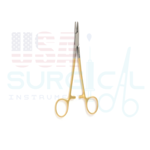 CRILE-WOOD Needle Holder serrated jaws - Left Handed