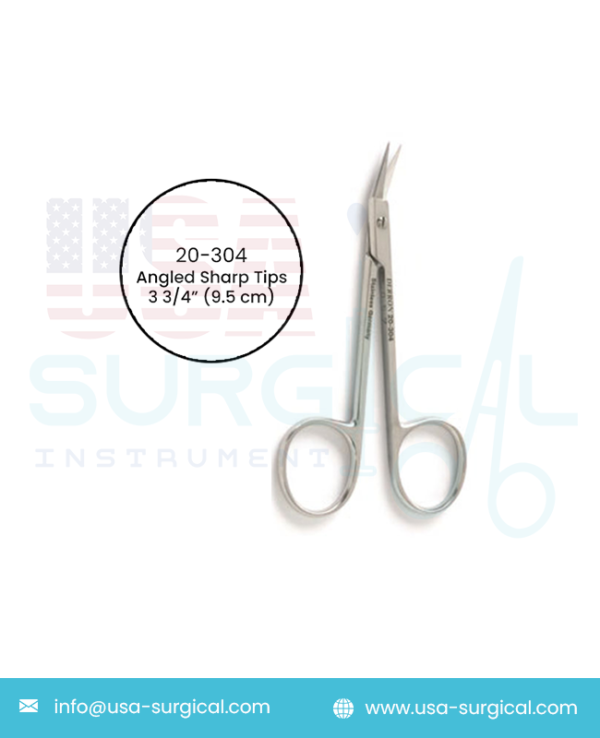 O’BRIEN Stitch Scissors, angled, sharp tips