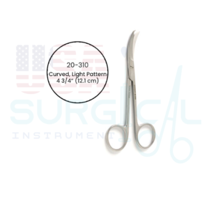 NORTHBENT Stitch Scissors, curved, light pattern