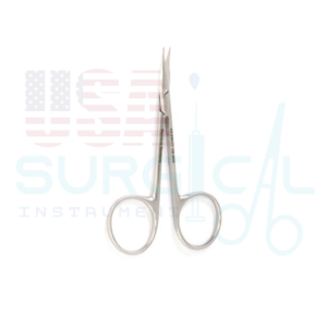 GRADLE Eye Suture Scissors, slightly curved, sharp tips