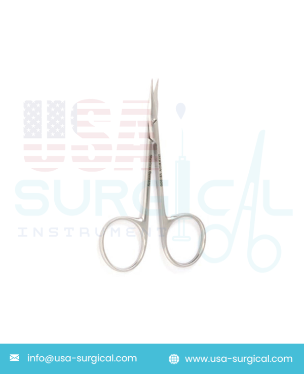 GRADLE Eye Suture Scissors, slightly curved, sharp tips