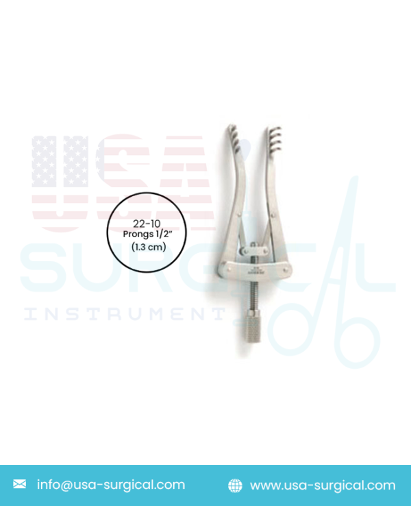 ALM Retractor, spread, prongs