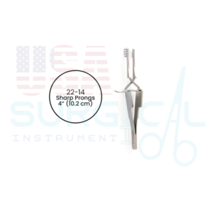 Cross Action Retractor, sharp prongs