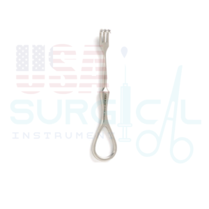 VOLKMAN Finger Retractor, 2 prongs, sharp