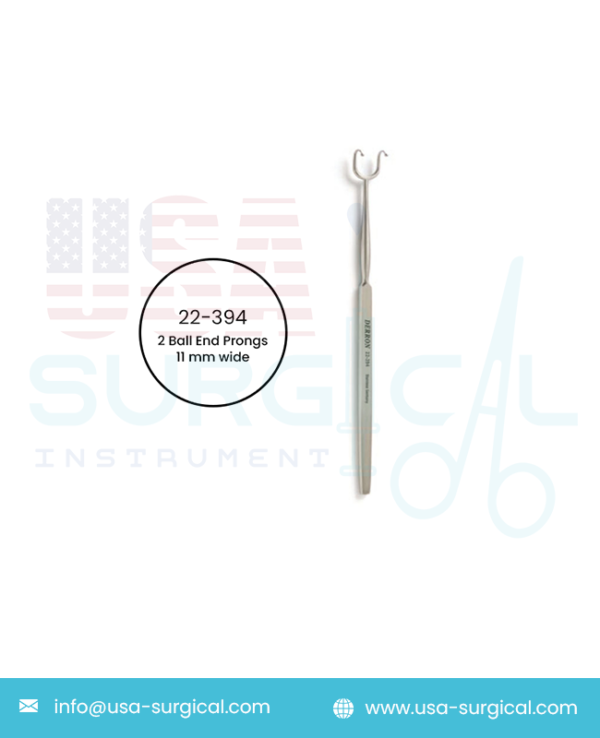 FOMON Retractor, two ball end prongs