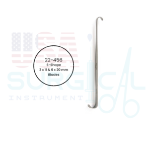 LUER S-Shape Retractor, double end 5 x and 9 x