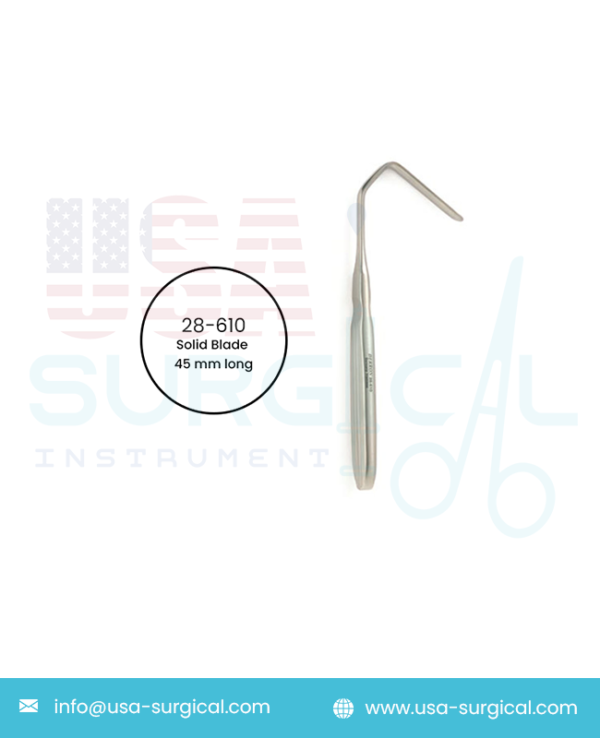 AUFRICHT Nasal Retractor-Speculum, solid blade long