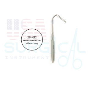 AUFRICHT Nasal Retractor-Speculum, fenestrated blade long