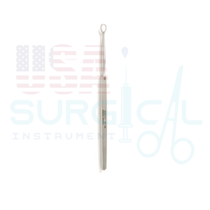 PIFFARD DERMAL CURETTES, oval, narrow handle, Size 00 dia)