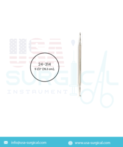 Comedone Extractor, one fenestrated cup and one delicate curved lancet with protective cap