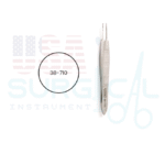 MCPHERSON Micro Suturing Forceps, 1 x 2 teeth, with tying platform