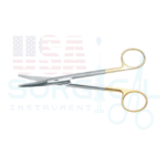 Rees, Scissors, straight, serrated, TC - GOLD