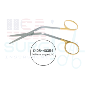 Fomon, Scissors, angled, TC - GOLD