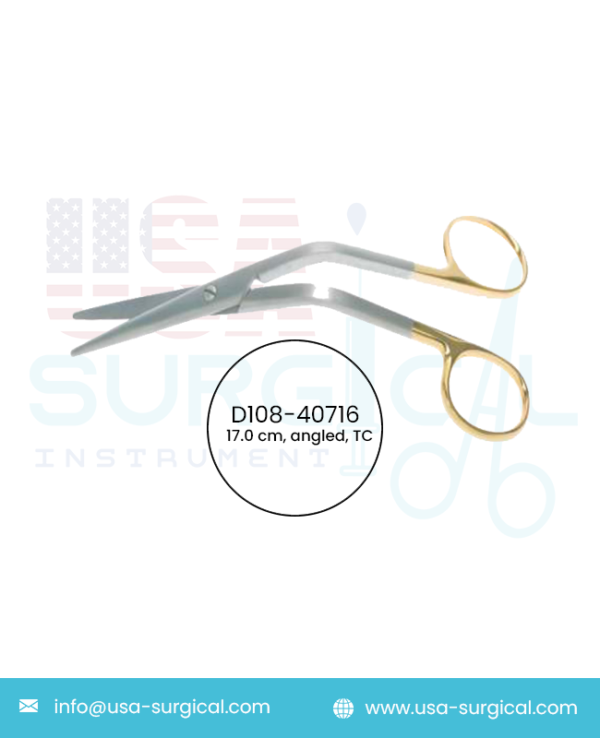 Cottle, Scissors, angled, TC - GOLD