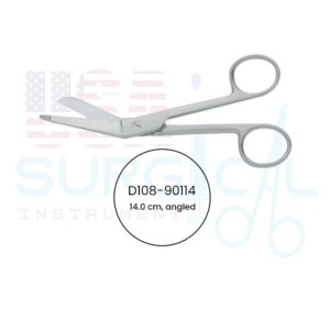 Lister Bandage, Scissors, angled