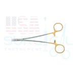 Micro-Vascular, Needle Holder, cross serrated, TC - GOLD