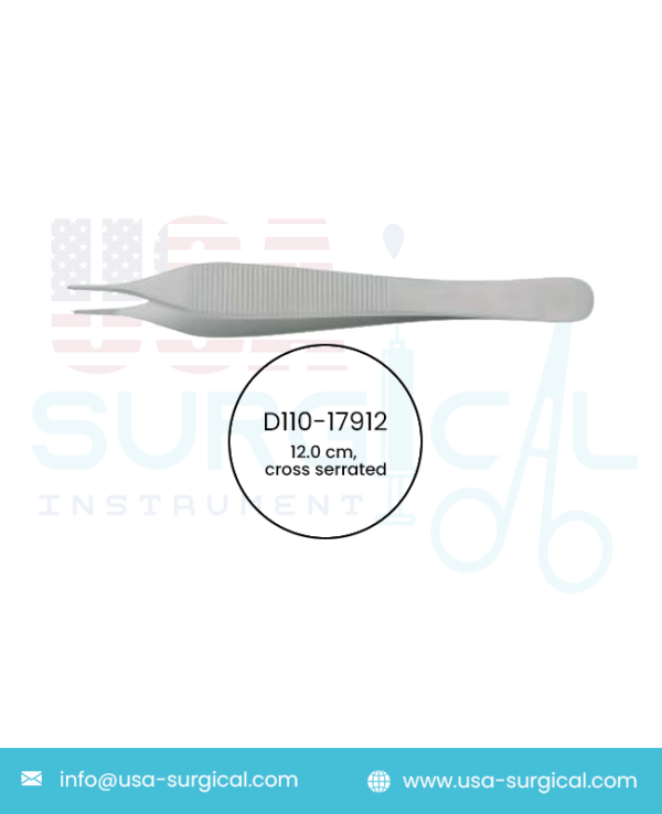 Adson Forceps Dressing, cross serrated