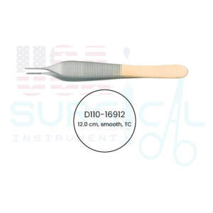 Adson Delicate, Forceps, smooth, TC - GOLD