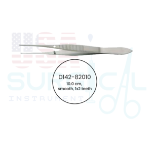 Graefe Iris, Forceps, smooth, 1x2 teeth