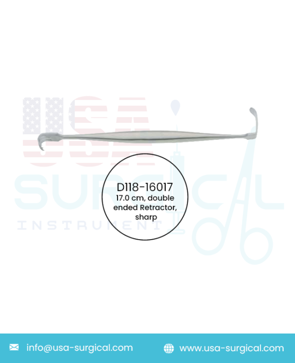 Senn, double ended Retractor, sharp