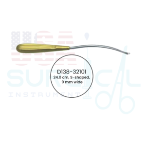 Periosteal Dissector, S-shaped, 9 mm wide