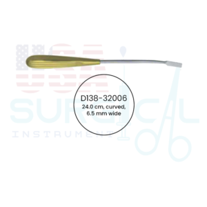 Flap Dissector, curved, 6.5 mm wide