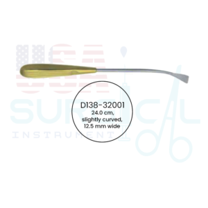 Scalp Dissector, slightly curved, 12.5 mm wide