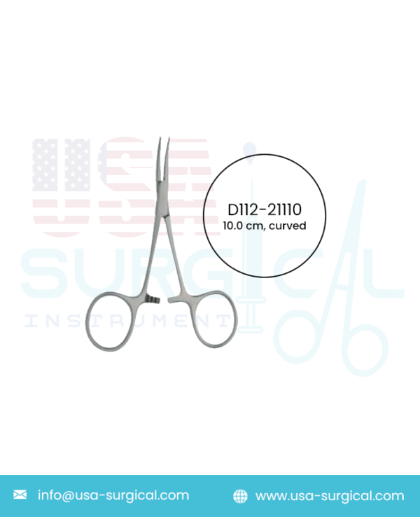 Hartmann Mosquito, Forceps, curved