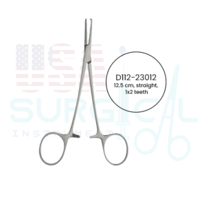 Halstead Mosquito, Forceps, straight, 1x2 teeth