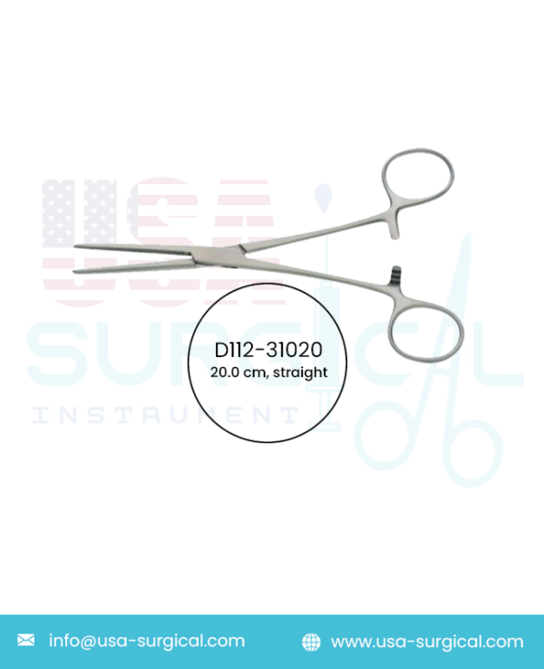 Rochester Pean, Hemostatic Forceps, straight