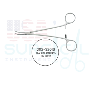 Rochester-Ochsner, Hemostatic Forceps, straight, 1x2 teeth