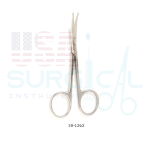 Eye Scissors, with probe tips, curved