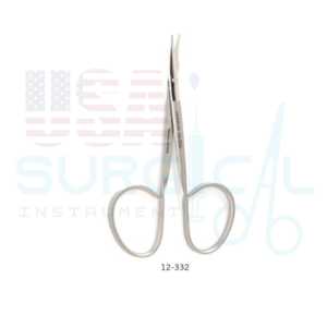 STEVENS Tenotomy Scissors, curved, blunt tips, ribbon type handle