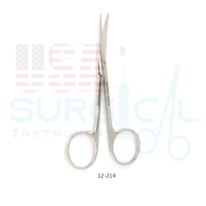 KNAPP Iris Scissors, curved, sharp-blunt tips