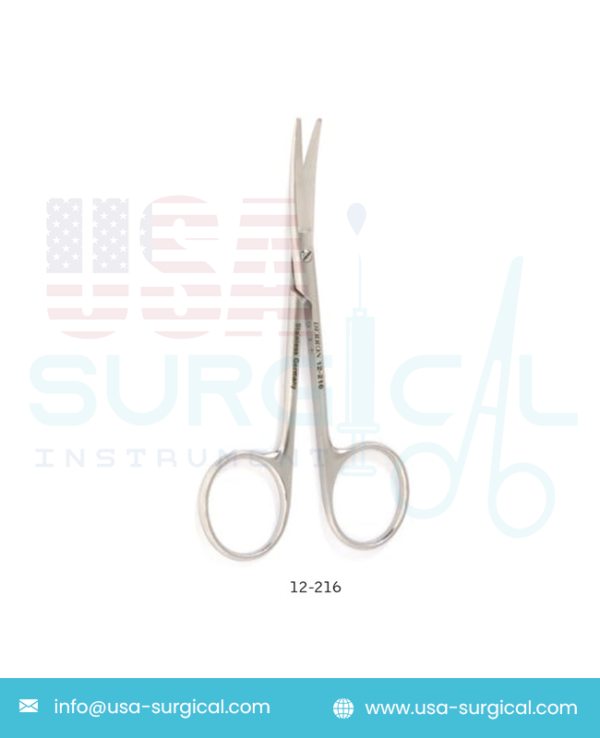 KNAPP Iris Scissors, curved, blunt-blunt tips