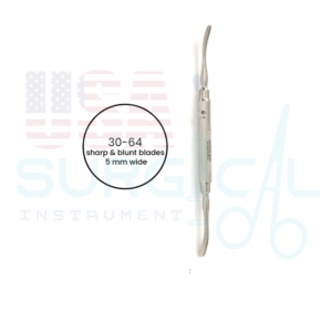 FREER Septum Elevator, double end, sharp and blunt blades wide