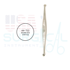 VOLKMAN Bone Curette, double end oval cup and round cup