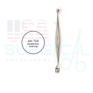 VOLKMAN Bone Curette, double end oval cup and round cup