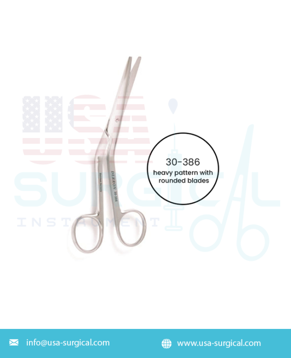 COTTLE Dorsal Scissors heavy pattern with rounded blades