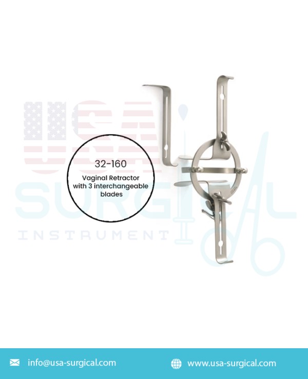 O’SULLIVAN-O’CONNOR Vaginal Retractor with 3 interchangeable, self retaining