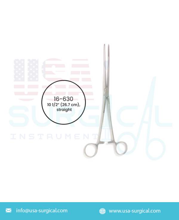 BOZEMAN Uterine Dressing Forceps, straight