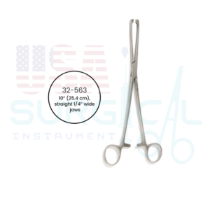 Atraumatic Tenaculum Forceps, straight